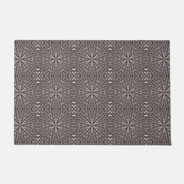 Metallic Metal Mesh Silver Doormat (Front)