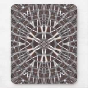 Metallic Metal Mesh Silver Mouse Pad