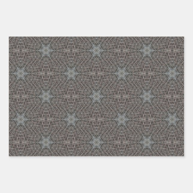 Metallic Metal Mesh Wrapping Paper Sheet (Front)