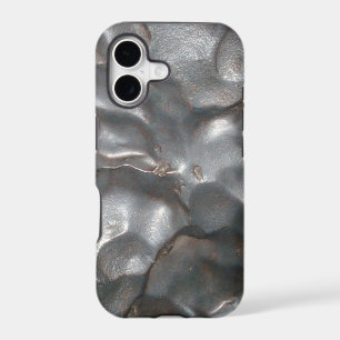 Metallic Meteorite Rock Pattern,
