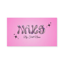Metallic Nails Business Card