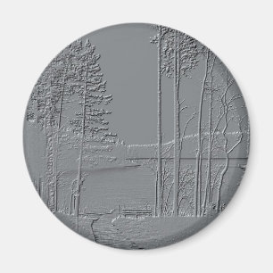 "Metallic" nature magnet
