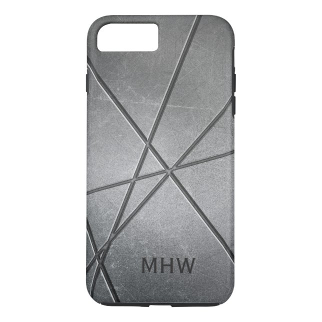 Metallic Pattern custom monogram phone cases (Back)