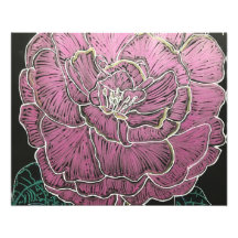 Metallic Pink Rose