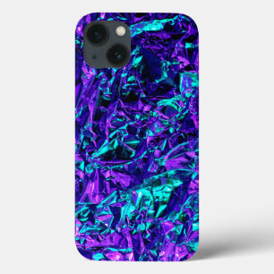 Metallic Purple and Teal iPhone 13 Case