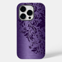 Metallic Purple Brushed Aluminium Purple Lace