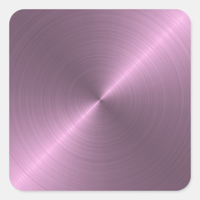 Metallic Purple Square Sticker (Front)
