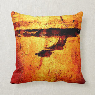 "Metallic Red Stain" JTG Art Pillow