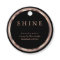 Metallic Rose Gold and Black Labels