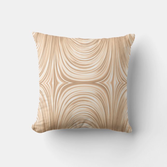 METALLIC SATIN CHAMPAGNE PILLOW  (Front)