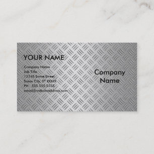 Metallic Silver Business Card