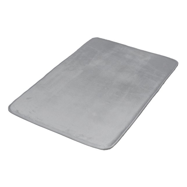Metallic-Silver-Coloured Bath Mat (Angled)