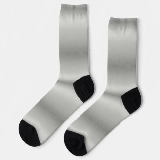 Metallic Silver Grey Brushed Aluminium  Socks