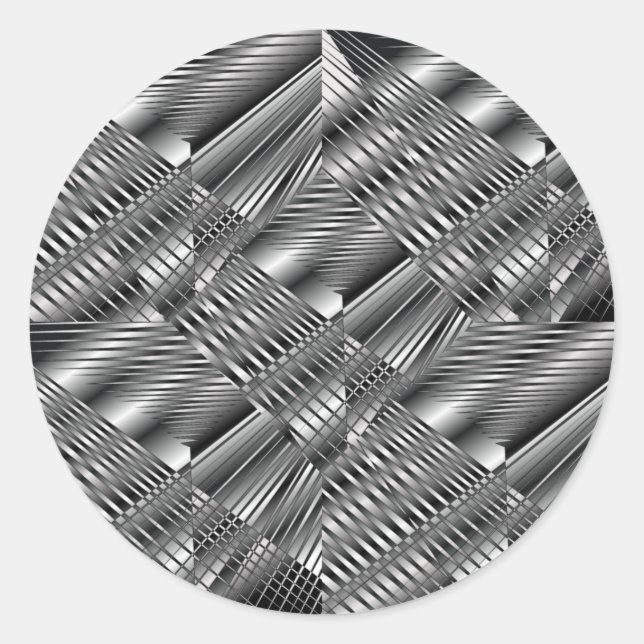 Metallic Silver Sticker (Front)