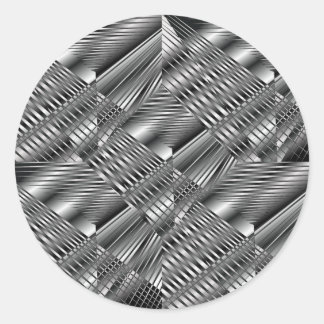 Metallic Silver Sticker