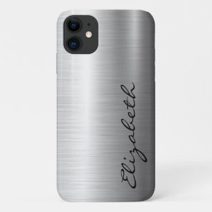 Metallic Stainless Steel Metal Look Case-Mate iPhone 11 Case