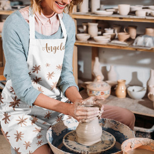 Metallic stars - copper apron