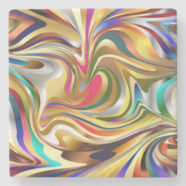  Metallic Stone Coaster (Front)