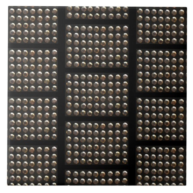 Metallic Studs Pattern Tile (Front)