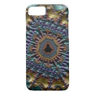 Metallic Threads Fractal iPhone 8/7 Case