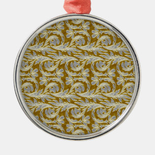 Metallic Waves, White-Gold PREMIUM ORNAMENT
