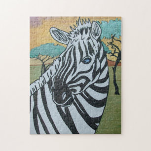Metallic Zebra Puzzle