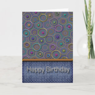 Metallica Circles and Tread Birthday Card