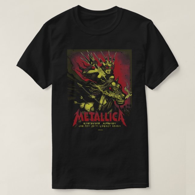 Metallica – Lightning Rider T-Shirt (Design Front)