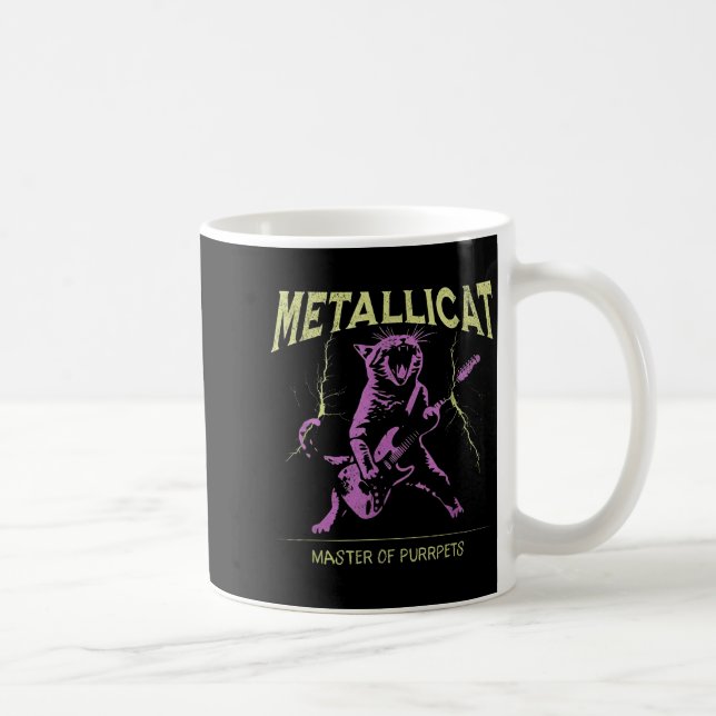 Metallicat Master Of Purrpets  Coffee Mug (Right)