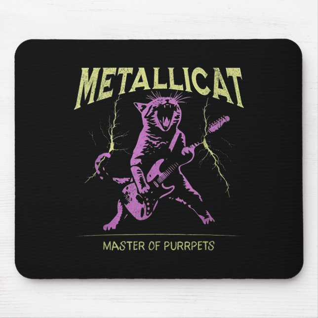 Metallicat Master Of Purrpets  Mouse Pad (Front)