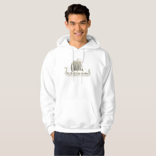 Metalllic Golden Viking Ship Hoodie