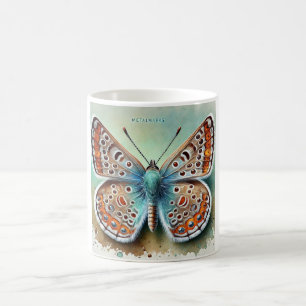 Metalmarks butterfly 040924IREF236 - Watercolor Coffee Mug