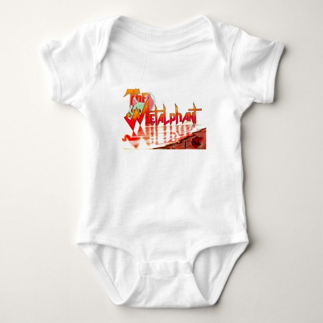 Metalphant Baby Bodysuit (Front)