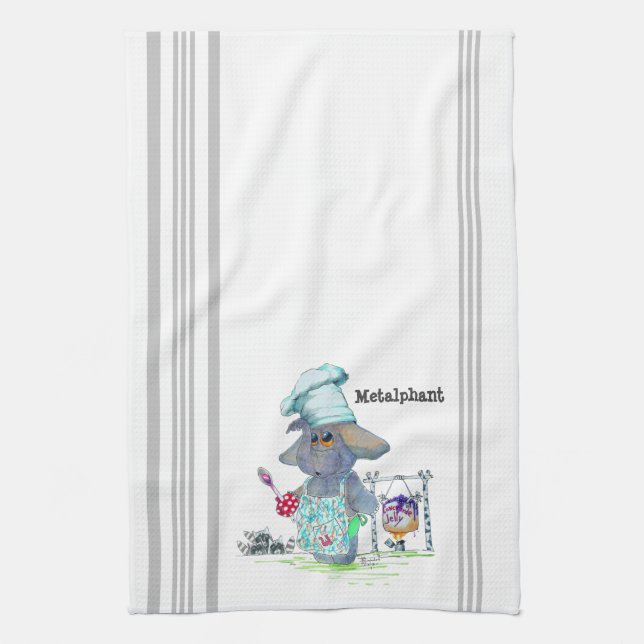 Metalphant Chef Kitchen Towel (Vertical)