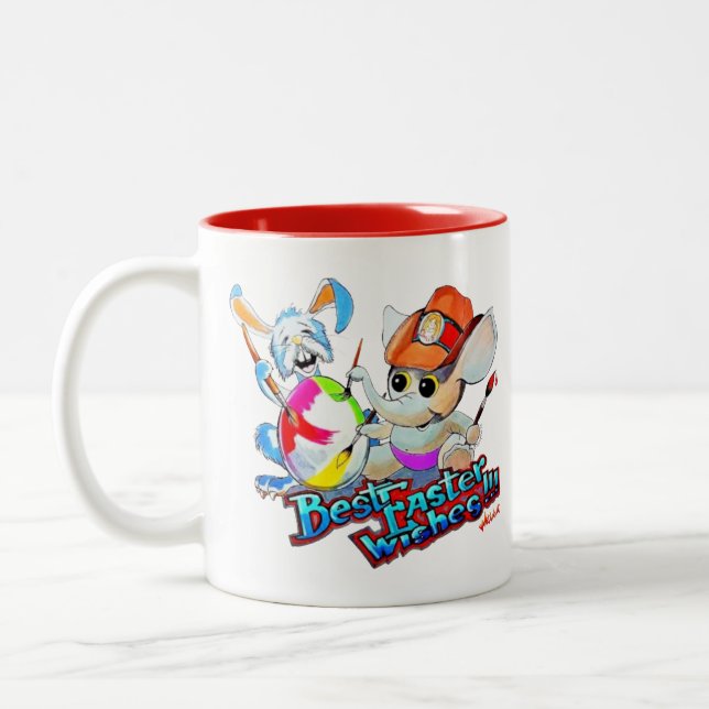Metalphant Easter Mug (Left)