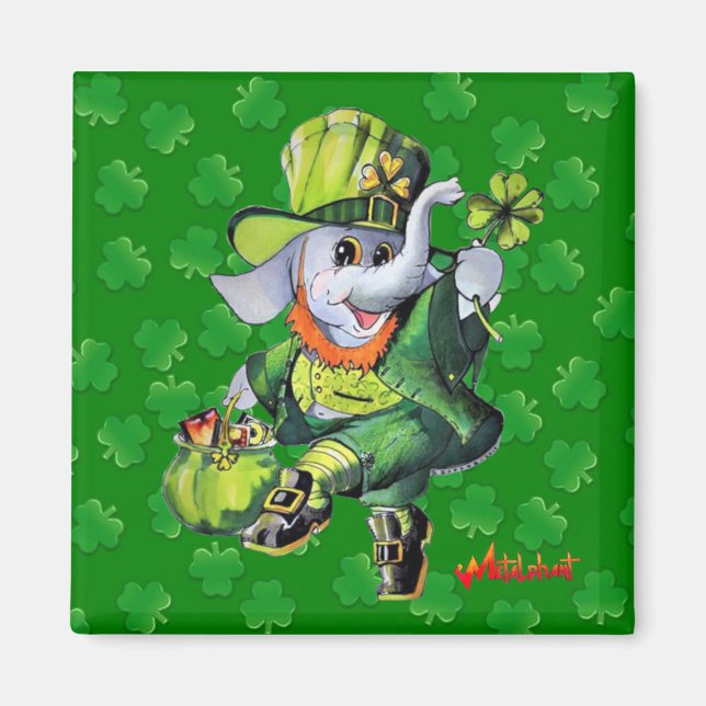 Metalphant St. Phantrick Magnet (Front)