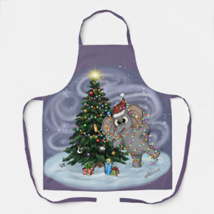Metalphant Wilbur in Lights All Over Print Apron