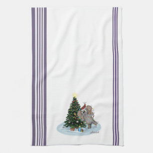 Metalphant Wilbur in Lightts Kitchen Towel