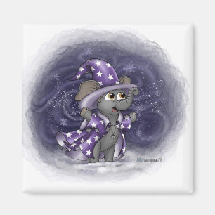 Metalphant Wilbur in Winter Magnet