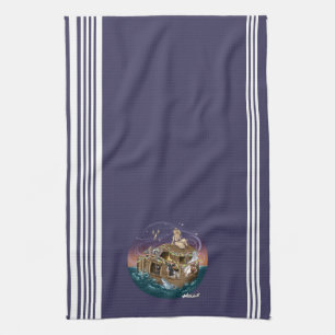 Metalphant Wilbur & Noah-ery's Ark Kitchen Towel
