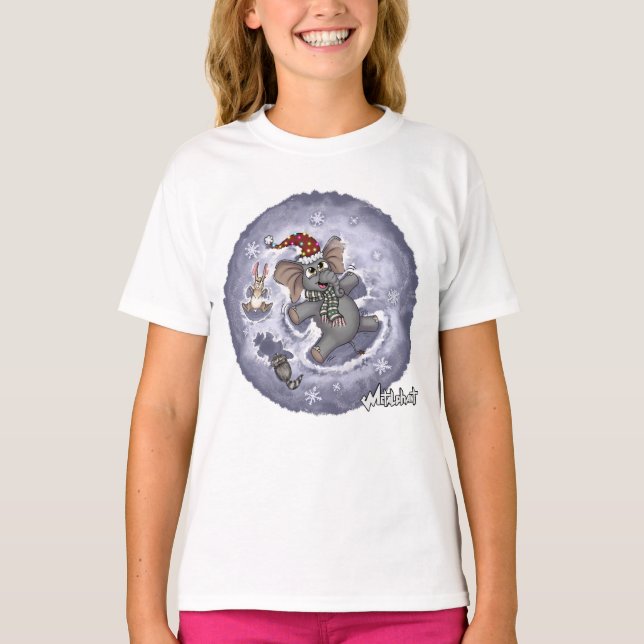 Metalphant Wilbur Snow Angels Girl's T-shirt (Front)