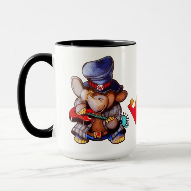 Metalphant with Guitar Mug (Left)
