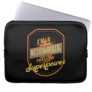 Metalworker Metalworking Laptop Sleeve