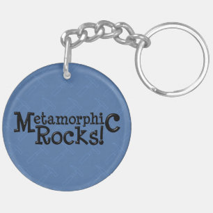 Metamorphic Rocks! Acrylic Key Chain