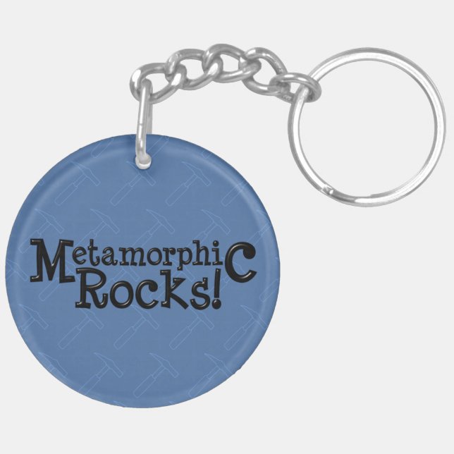 Metamorphic Rocks! Acrylic Key Chain (Back Left)