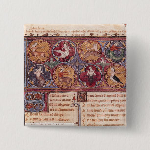 Metamorphoses, from Ovid Moralise 15 Cm Square Badge