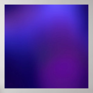 Metamorphosis 2 Purple Blue Elegance Poster