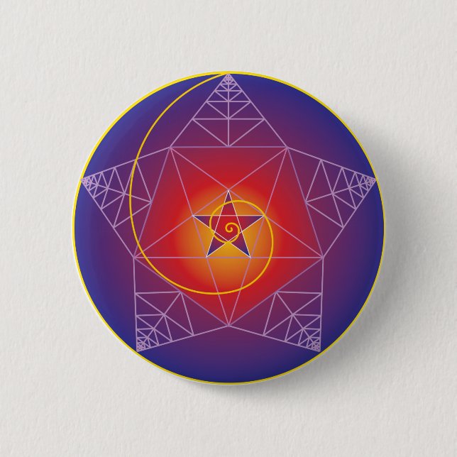 METAMORPHOSIS 6 CM ROUND BADGE (Front)