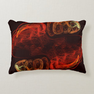 Metamorphosis Abstract Art Accent Pillow