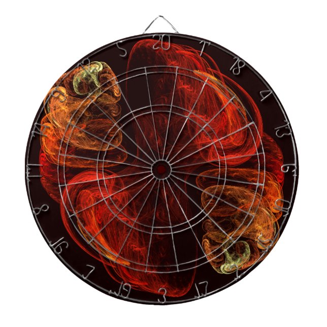 Metamorphosis Abstract Art Dartboard (Front)